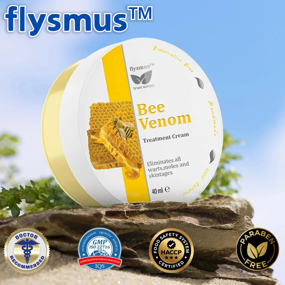 ✅flysmus™ méhméreg kezelő krém🐝: Ekcéma, pikkelysömör, akne, rosacea, gombás fertőzések, szemölcsök kezelése🐝🐝🐝