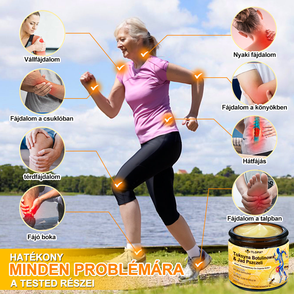 🦴TLOPA® Botulinum Toxin és Méhméreg Fájdalomcsillapító Csontgyógyító Krém🐝 🔥(Kifejezetten időseknek & ortopéd szakorvosok ajánlásával)🦴🦴🦴🦴🦴