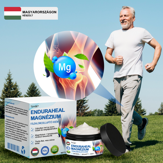 Timilk® EnduraHeal magnéziumos fájdalomcsillapító krém (ízületi gyulladás, neuropátia, reuma, sportsérülések stb. kezelésére)🔥