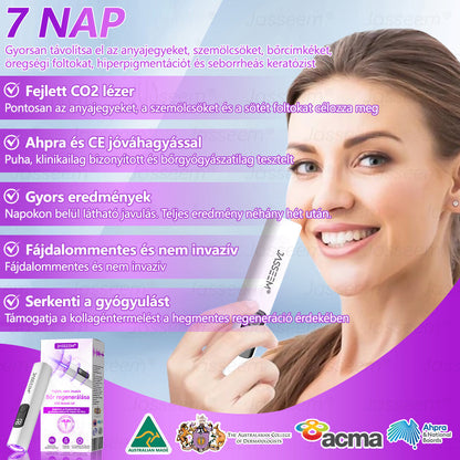 𝐉𝐚𝐬𝐬𝐞𝐞𝐦® Fejlett, nem invazív bőrjavító CO₂ lézeres toll 🛫 (Gyengéden eltávolítja a szemölcsöket, anyajegyeket, öregségi foltokat és bőrkinövéseket – fájdalom és gond nélkül!)