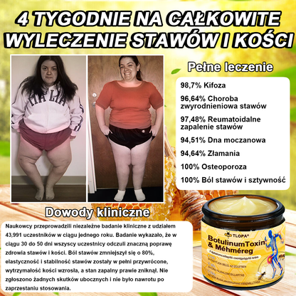 🦴TLOPA® Botulinum Toxin és Méhméreg Fájdalomcsillapító Csontgyógyító Krém🐝 🔥(Kifejezetten időseknek & ortopéd szakorvosok ajánlásával)🦴🦴🦴🦴🦴