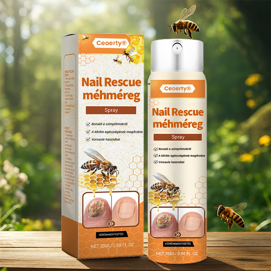💥 2025 Korlátozott 70% KEDVEZMÉNY ️⏳ Ceoerty® NailRescue Kolirin méhméreg körömgomba spray 💥 Minden körömproblémát orvosolhatsz 2 héten belül👣