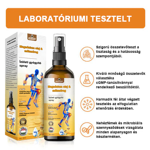 ✅ Hivatalos áruház: Ouryard™ Magnéziumolaj és Mézes Ízületjavító Spray 👨‍⚕️ Jóváhagyva a Magyar Gyógyszerészeti és Egészségügyi Minőség- és Szervezetfejlesztési Intézet (OGYÉI) által. 🔥🔥🔥