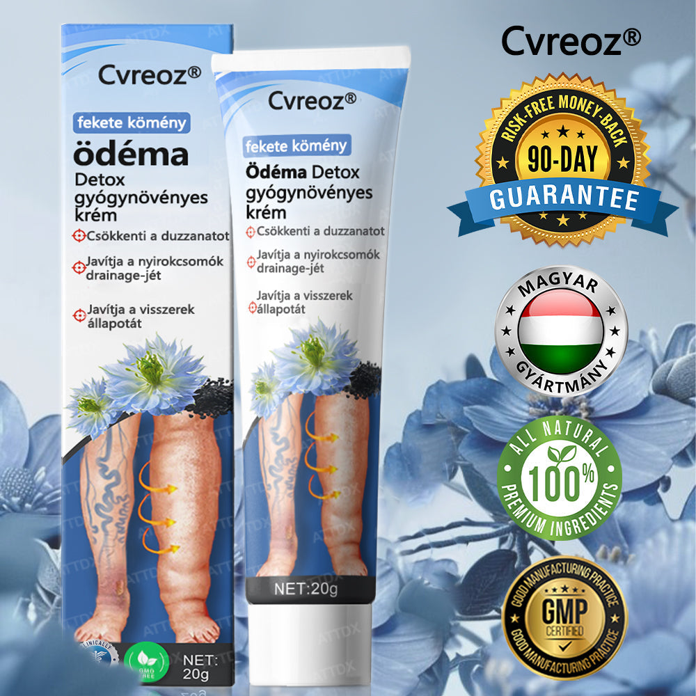 Cvreoz® Fekete kömény Ödéma méregtelenítő gyógynövénykrém - a gyors, látható enyhülés érdekében🍃🍃🍃