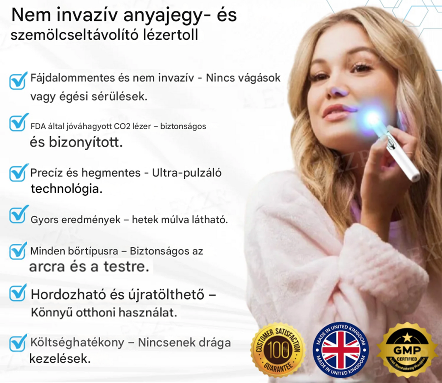 🔥Bikenda® non-invazív anyajegy- és szemölcseltávolító lézertoll🔥🔥🔥🔥