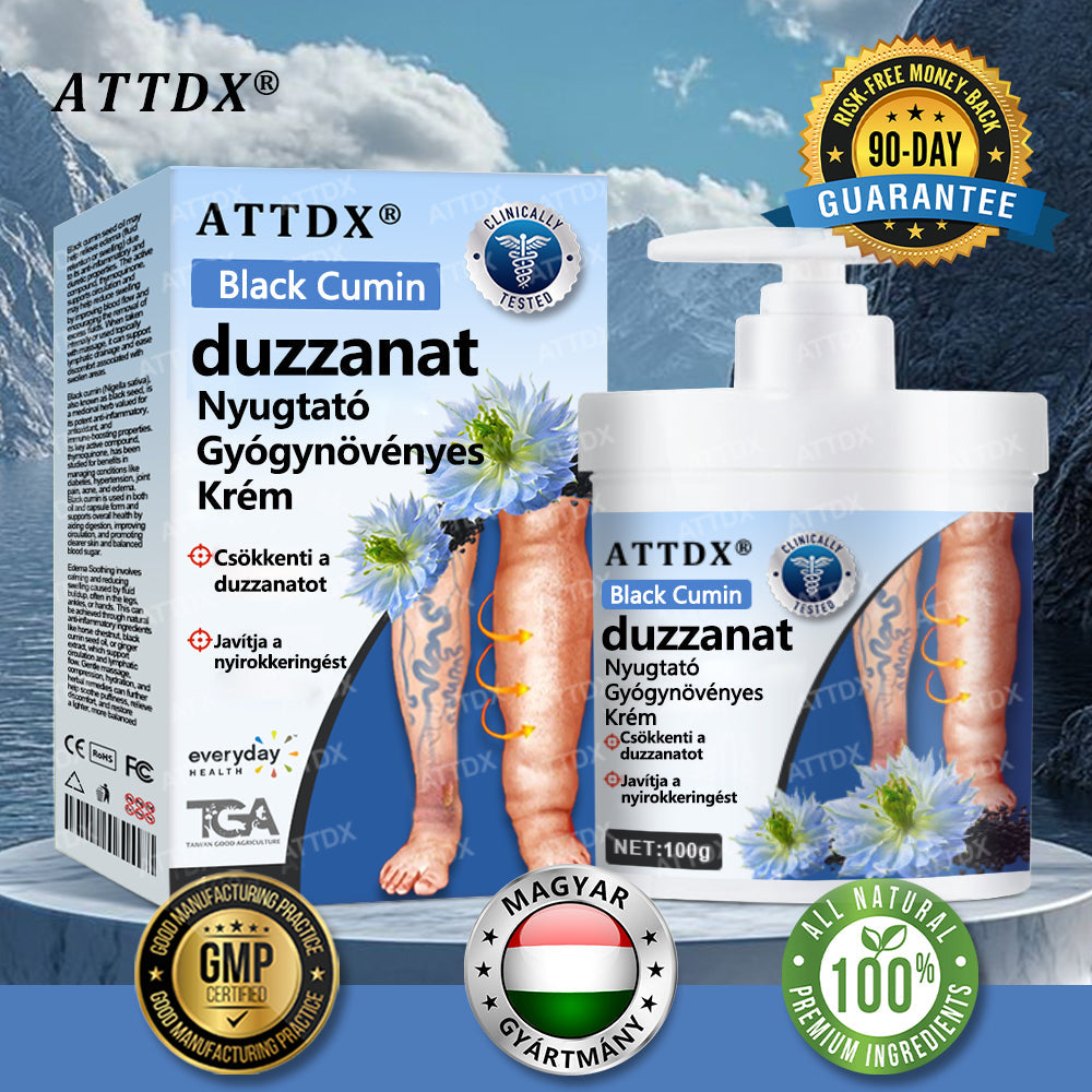 💧ATTDX® Növényi ödéma enyhítő krém nigellával💧💧