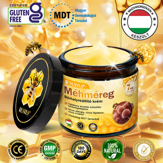 VLSVLS® Méhméreg Bőrhelyreállító Krém (👨‍⚕‍CE jóváhagyott)👍✅