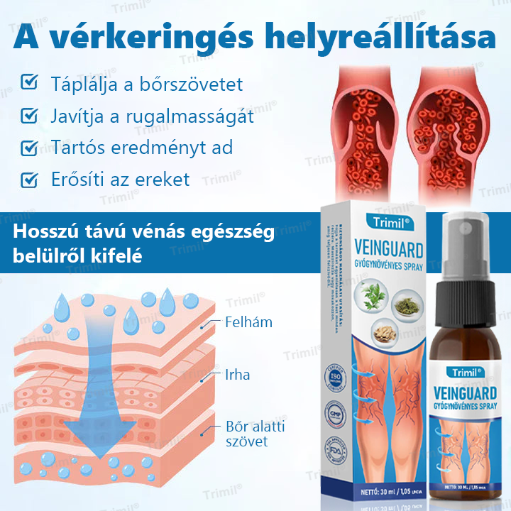 💚💚Trimil® VeinGuard Gyógynövényes Spray - ✅ Klinikailag bizonyított, hogy mindössze 7 nap alatt megszünteti a visszereket!💚💚💚