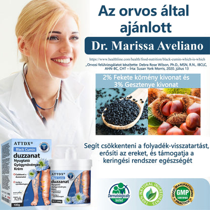 💧ATTDX® Növényi ödéma enyhítő krém nigellával💧💧