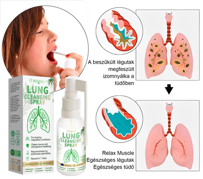 ☘️[Hivatalos márkaüzlet] 👨‍⚕️𝐌𝐈𝐐𝐈𝐊𝐎® Fejlett tüdőtisztító spray (☘️Tüdőspecialisták ajánlásával)☘️☘️