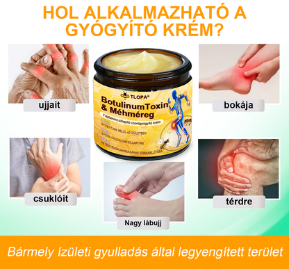 🦴TLOPA® Botulinum Toxin és Méhméreg Fájdalomcsillapító Csontgyógyító Krém🐝 🔥(Kifejezetten időseknek & ortopéd szakorvosok ajánlásával)🦴🦴🦴🦴🦴