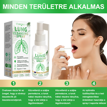 ☘️[Hivatalos márkaüzlet] 👨‍⚕️𝐌𝐈𝐐𝐈𝐊𝐎® Fejlett tüdőtisztító spray (☘️Tüdőspecialisták ajánlásával)☘️☘️